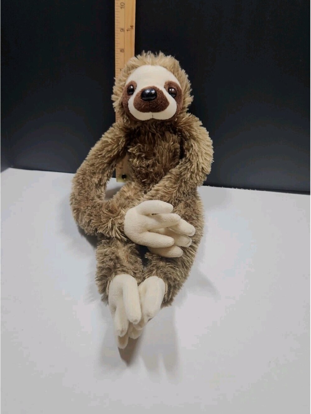 Adventure Planet Plush,HANGING BROWN SLOTH, 28" Streched Out, Stuffed Animal Toy